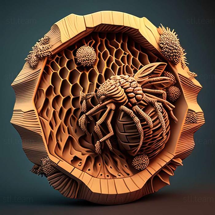 3D модель Varroa destructor (STL)